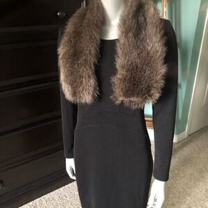 Faux fur collar by Parkhurst